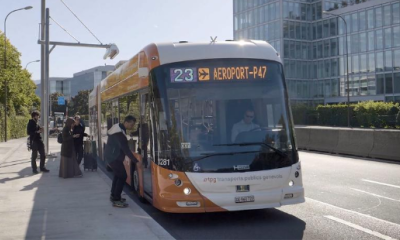 Décision du Parlement pour la sécurité juridique et pour le climat : en 2025, la Confédération paiera quand même des subventions pour les bus et les bateaux à propulsion électrique. © TPG